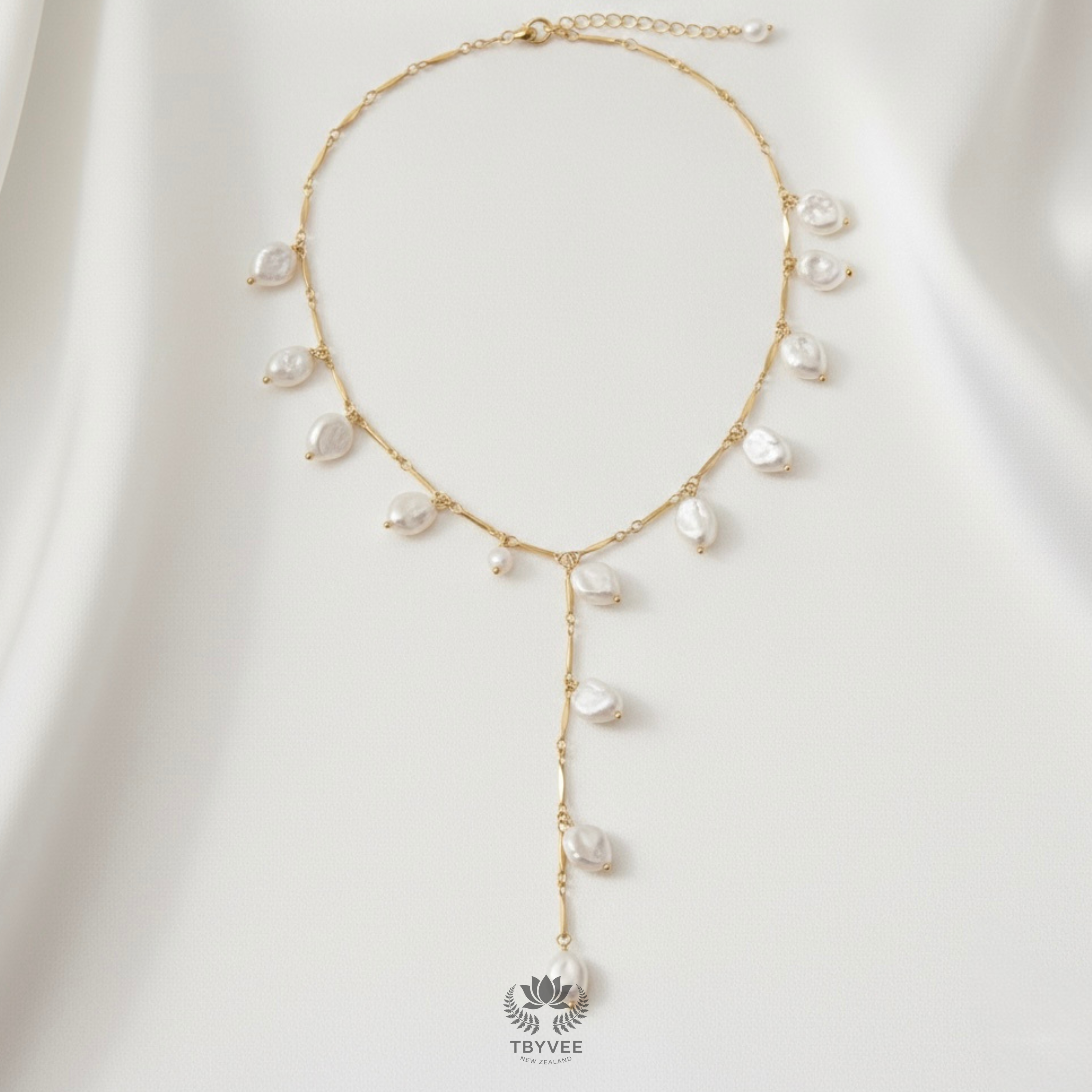 Celeste Drop Y Necklace