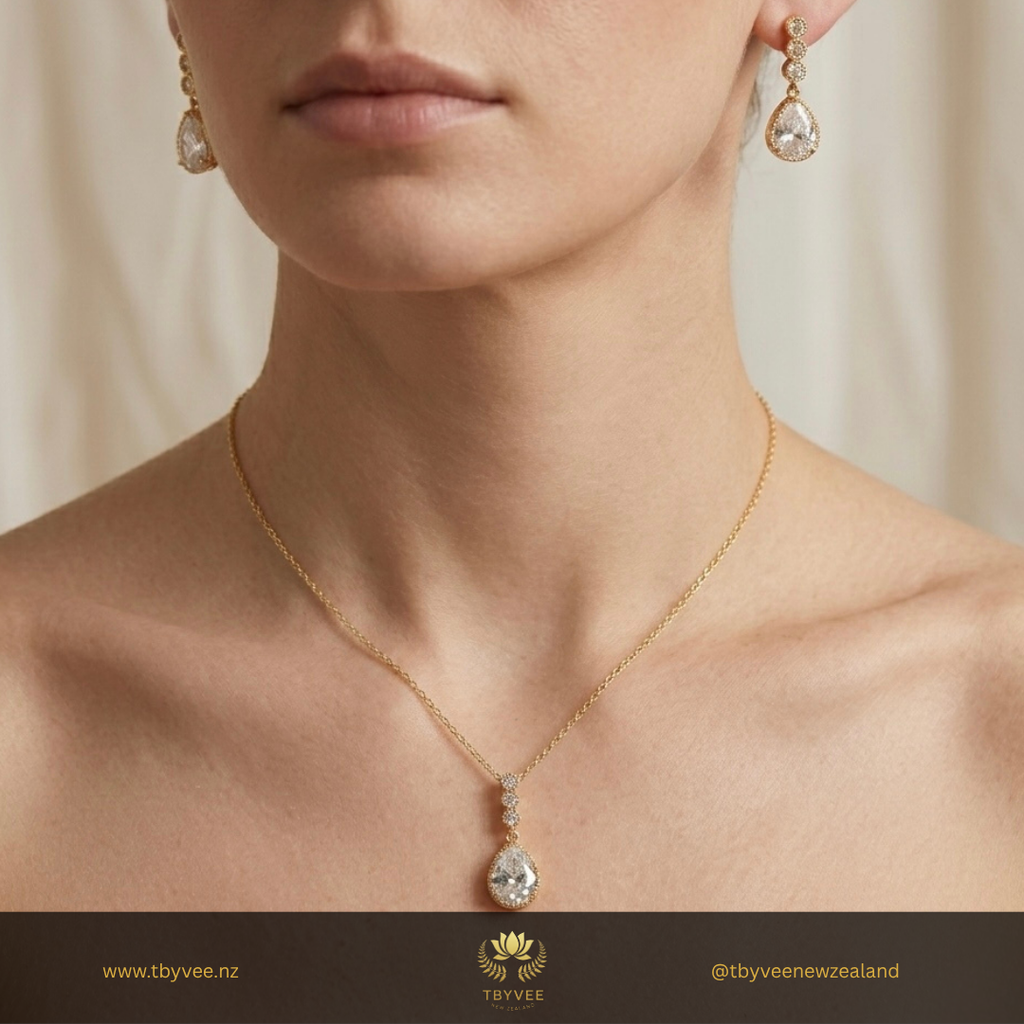 Golden Pear Drop Set