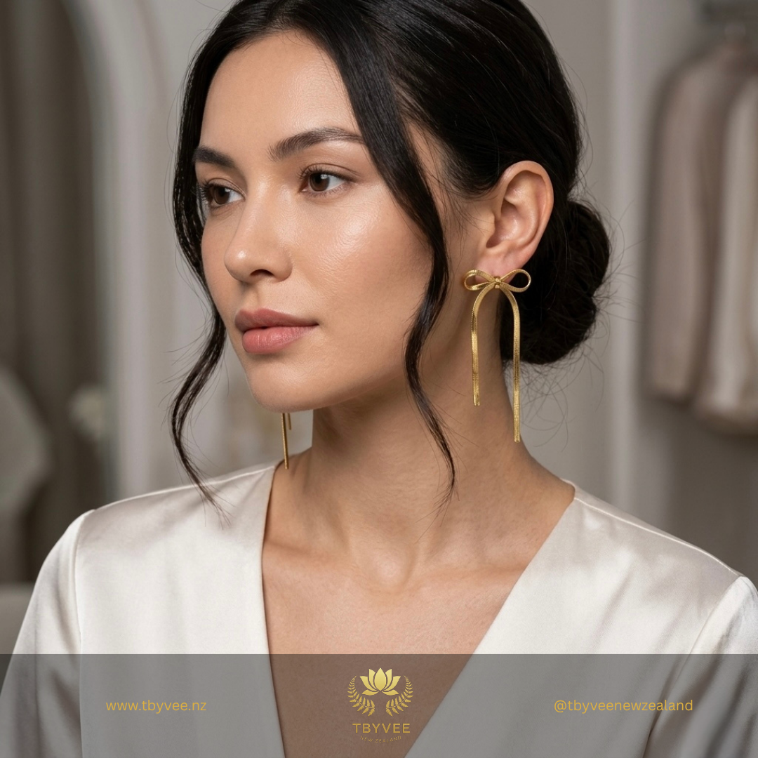 Bow whisper earrings