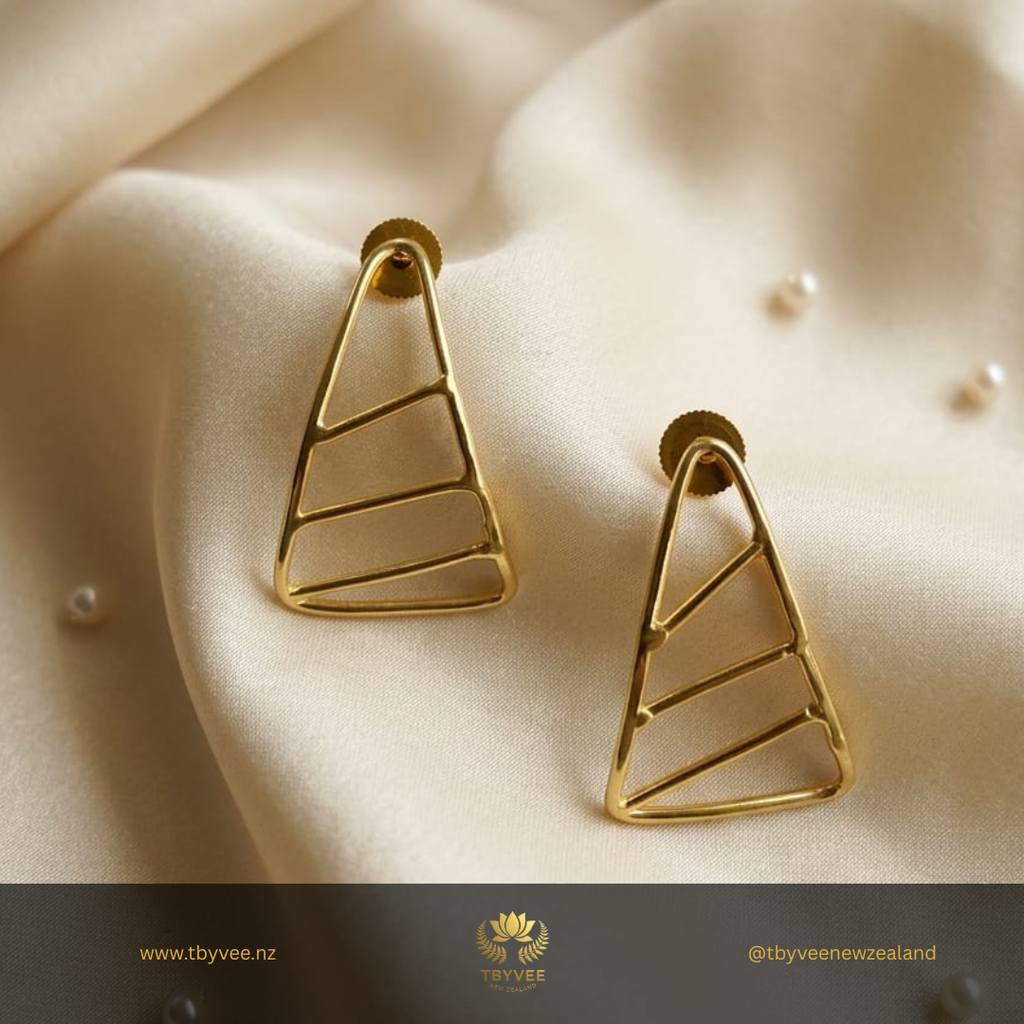 The Aethel Wireframe Drop Earrings
